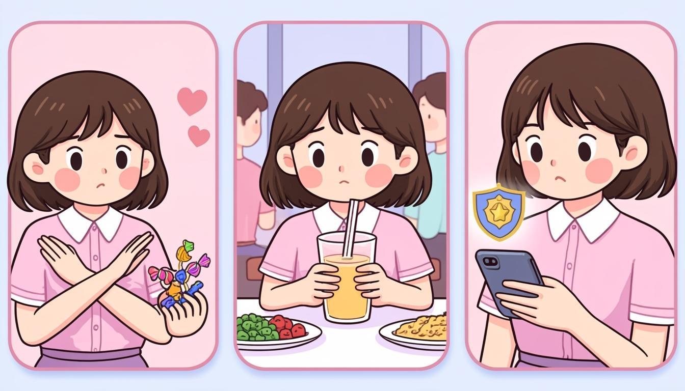 Tranh ba ô: từ chối kẹo lạ, canh chừng ly nước, gọi số khẩn cấp